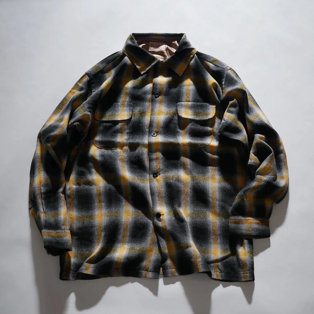 Ombre check shirt updated from the 50s archives | TOWN CRAFT