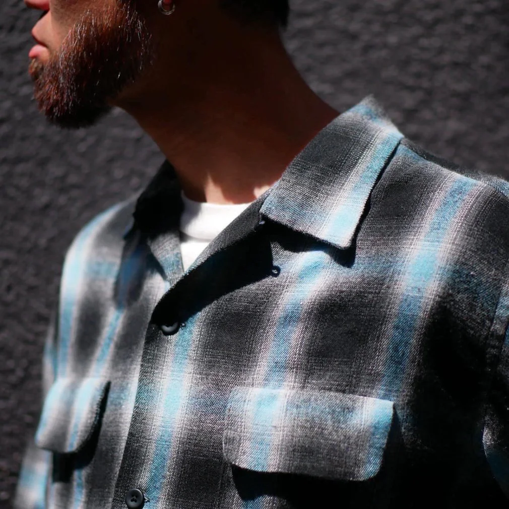 Ombre check shirt updated from the 50s archives | TOWN CRAFT